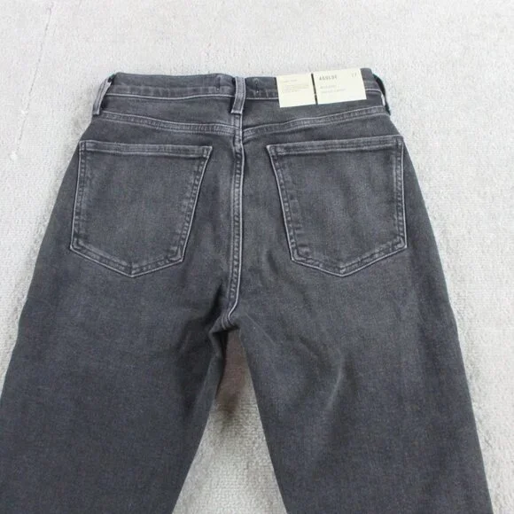Agolde Jeans Womens 27 Black Denim Nico High Rise Slim Boot Hotline NWT $218 - Picture 5 of 15